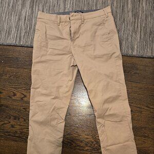 Express 32x30 Slim Fit Khaki Chinos
